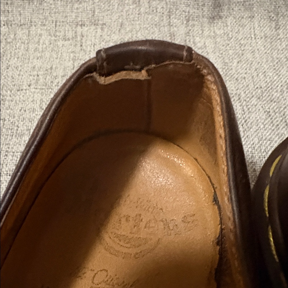Vintage Dr. Martens 1561 Crazy Horse Leather Oxford Shoes Made in England - Picture 10 of 12